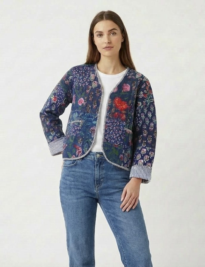 New Collection Suzani Embroidered Coat Jacket for Women - 图片 13