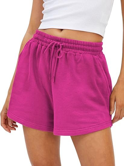 Wholesale Custom Summer Shorts Shorts for Ladies Casual Woman Cotton Shorts Solid Color - 图片 2