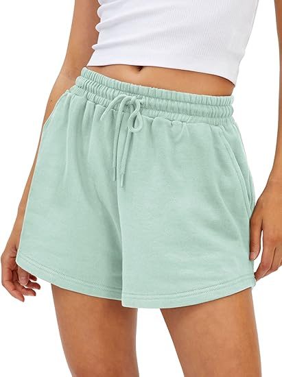 Wholesale Custom Summer Shorts Shorts for Ladies Casual Woman Cotton Shorts Solid Color - 图片 5