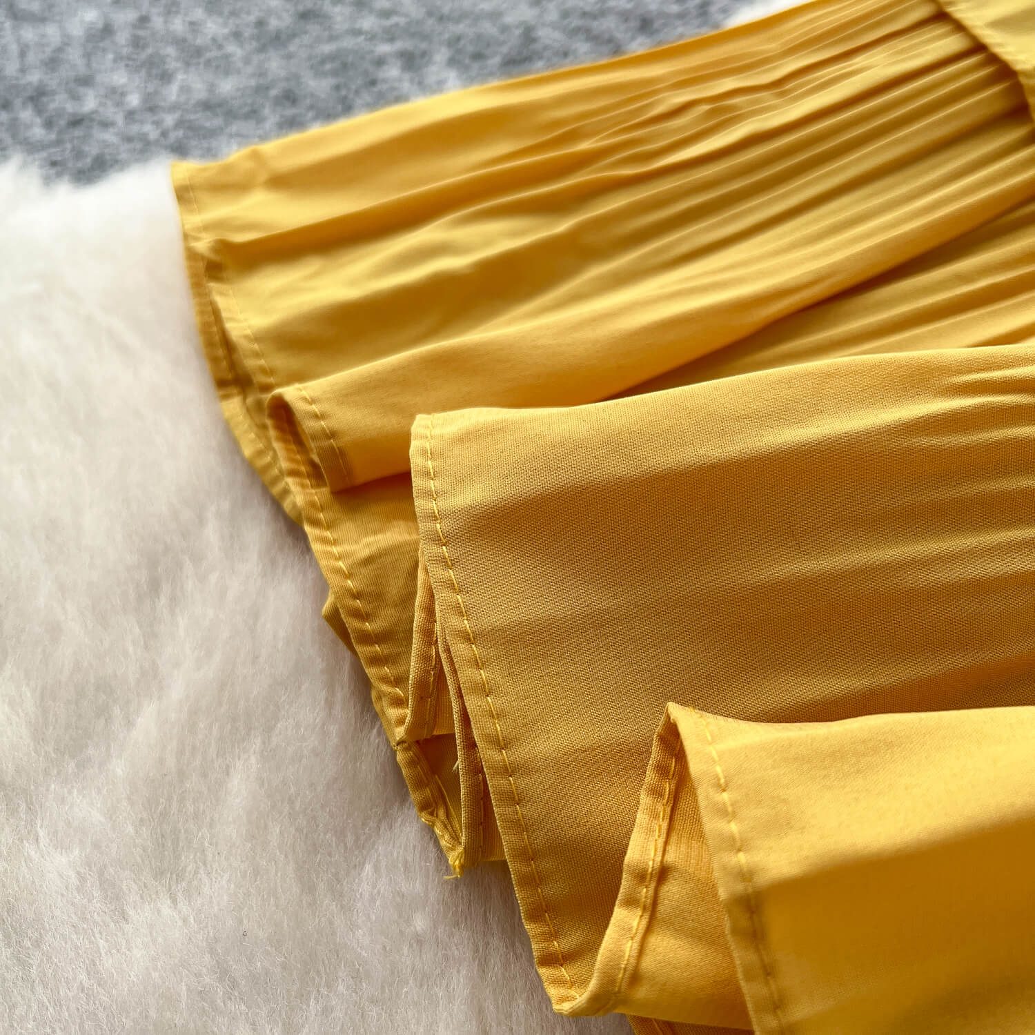 Women's New Autumn High-waisted Mid-length A-line Cake Skirt with Drape - 图片 11