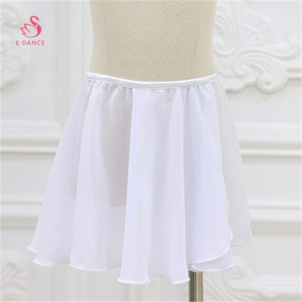 B8219 Wholesale Solid Color Performance Ballet Dance Wear Girls Practicing Ballet Skirt One Piece Chiffon Wrapped Ballet Skirts - 图片 8