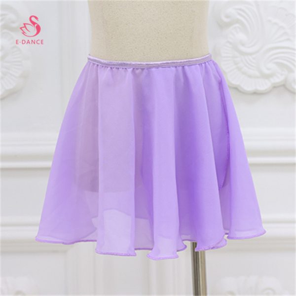 B8219 Wholesale Solid Color Performance Ballet Dance Wear Girls Practicing Ballet Skirt One Piece Chiffon Wrapped Ballet Skirts - 图片 6