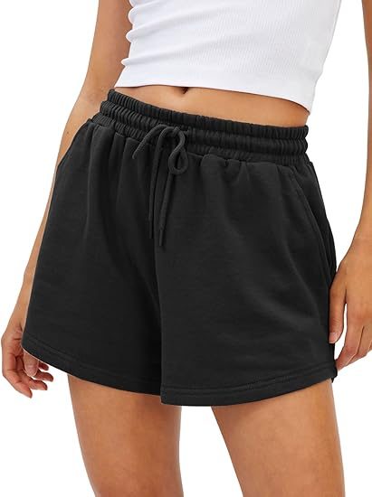 Wholesale Custom Summer Shorts Shorts for Ladies Casual Woman Cotton Shorts Solid Color - 图片 7