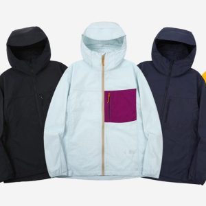 Summer Lady Woman Outdoor Hooded Jacket Waterproof Breathable Summer Sun Protection Top Coat Thin Pure Color Plain Dyed