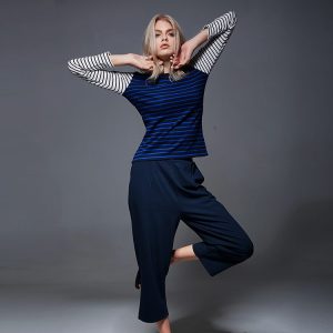 ODM Casual Trendy Breathable Fabric Eco-Friendly Anti-Wrinkle Women Mid Waist Office Trouser Elastic Closure Flat Front Summer