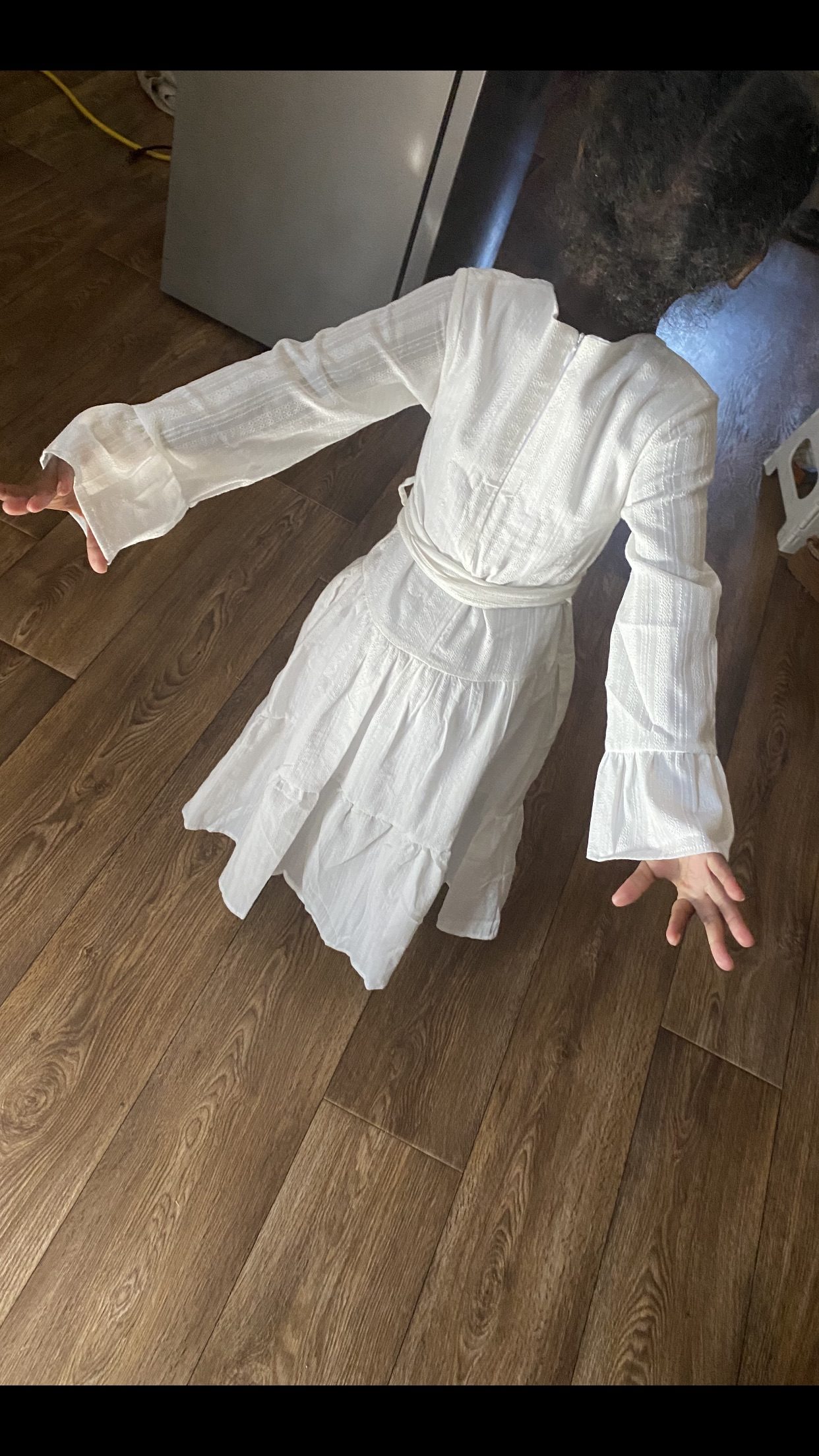 Women's Dresses Corduroy Closed 2025 Islamic Clothing Modest Women Muslim Dress With Pockets and Cuffs With Bowknots