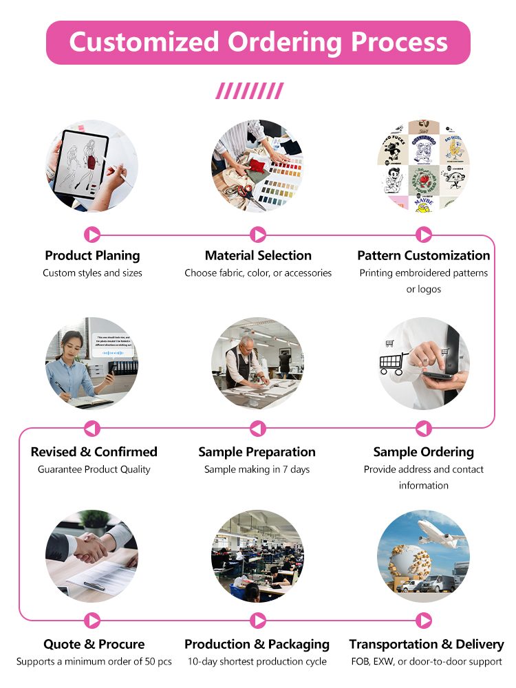 Custom OEM Women Boho Maxi Skirt High Waist Elastic A-Line Long Skirt Solid Color Flowy Summer