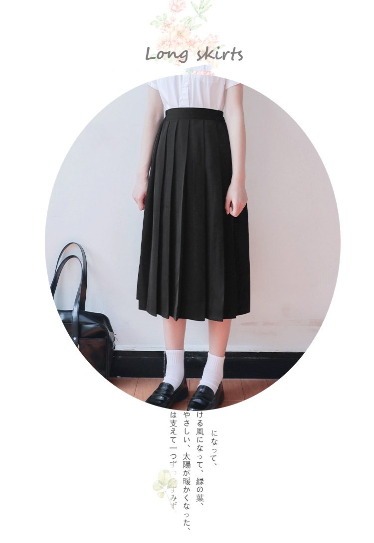 Fashion Beautiful Girls Long Skirts Midi Length Skirts Korean Long Skirt Fashion