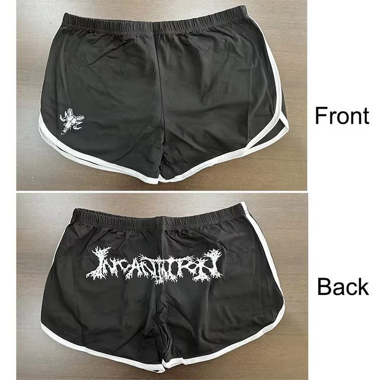 Girls Women Clothing Summer Custom logo Candy Shorts Women Low-waisted Hot Pant Hip Lifting Spandex Women Booty Biker Gym Shorts