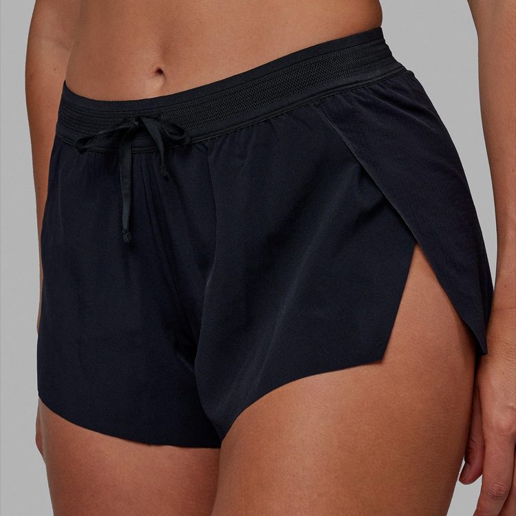 OEM Manufacturer Custom Logo Lightweight Women's Running Shorts Quick Dry 3 Inches Woven Running Shorts With Underwear for Women