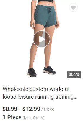 ODM Athletic Wear Fitness Shorts With Pocket for Women Yoga