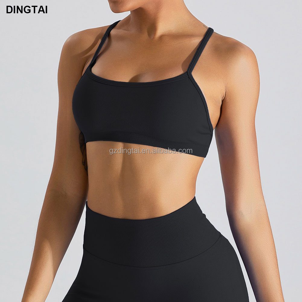 Guangzhou Dingtai Custom Logo Women Gym Sport Wear Fitness Workout Seamless Yoga Pants Scrunch Butt Lift Leggings Yoga Shorts