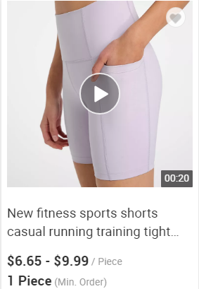 ODM Athletic Wear Fitness Shorts With Pocket for Women Yoga