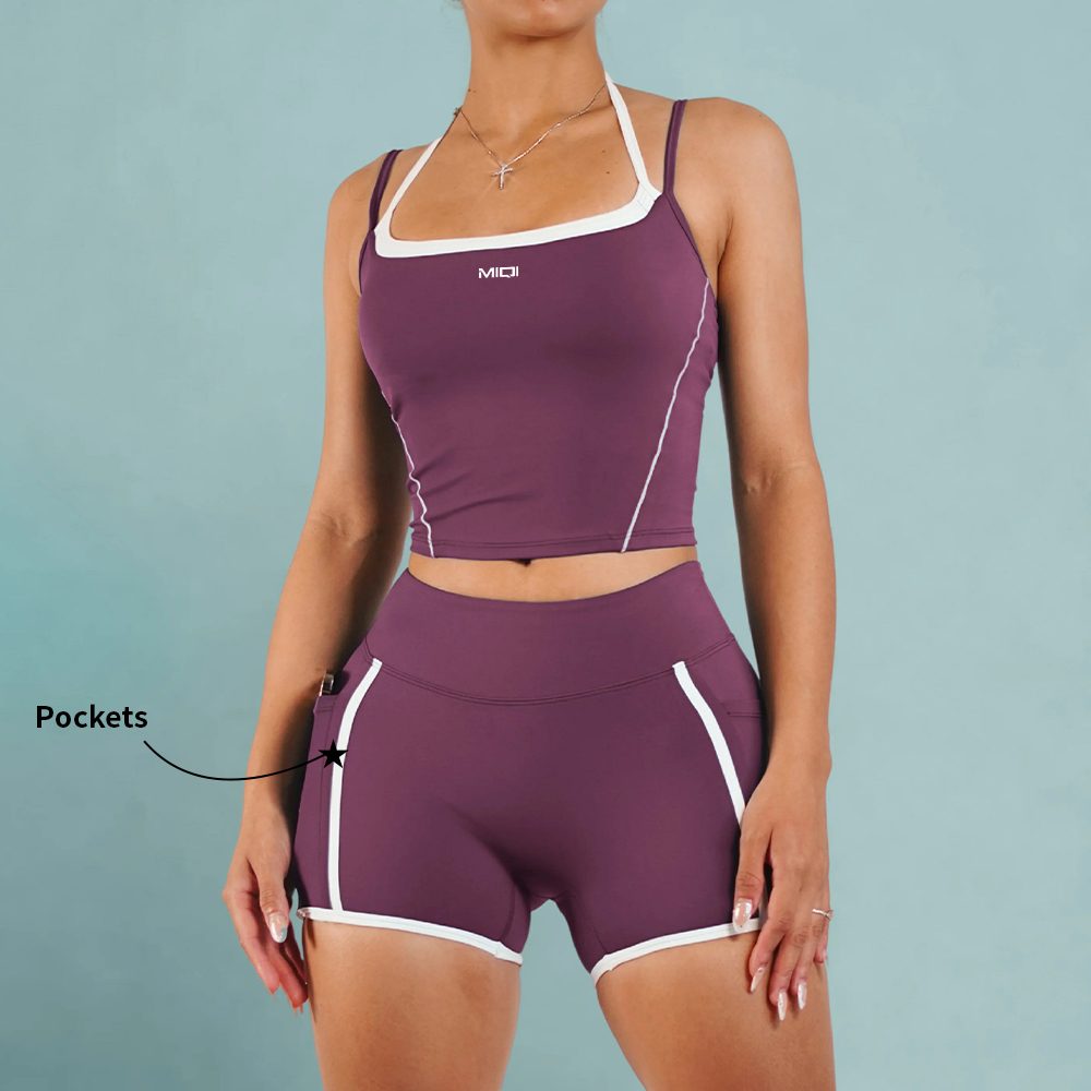 Gym ClothingGym Wear Quickly Dry Fitness Sports Pants High Waisted Running Woman Yoga Shorts