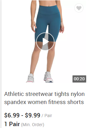 ODM Athletic Wear Fitness Shorts With Pocket for Women Yoga