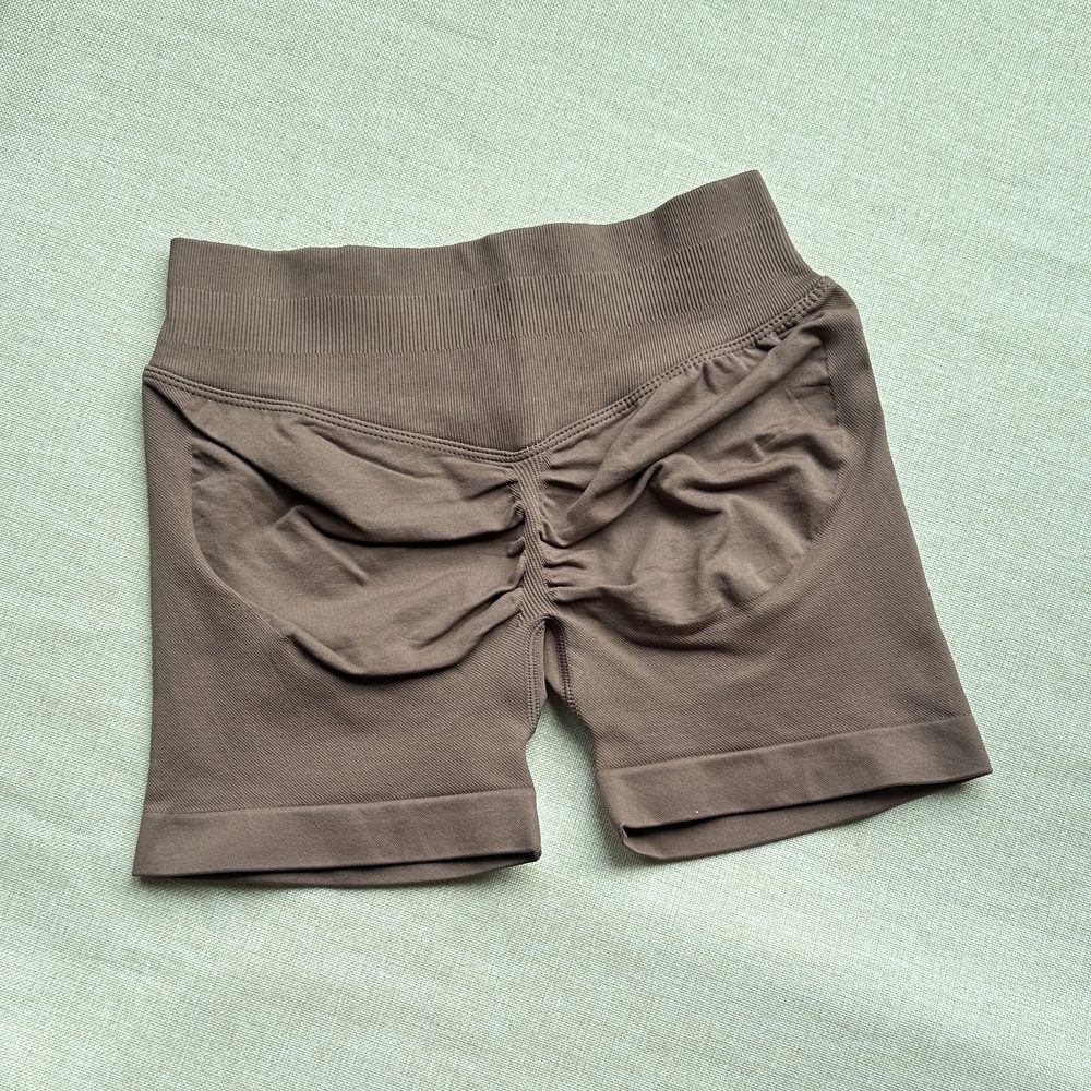 48 Colors Custom logo Women Gym Biker Sports Wear Fitness Workout Seamless Yoga Pants Scrunch Butt Lift Legging Yoga Shorts