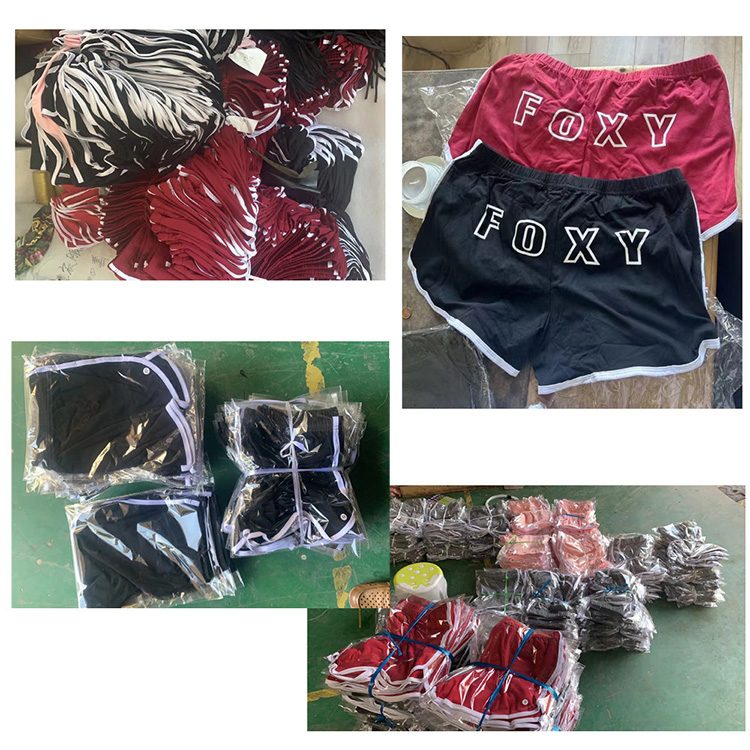 Girls Women Clothing Summer Custom logo Candy Shorts Women Low-waisted Hot Pant Hip Lifting Spandex Women Booty Biker Gym Shorts