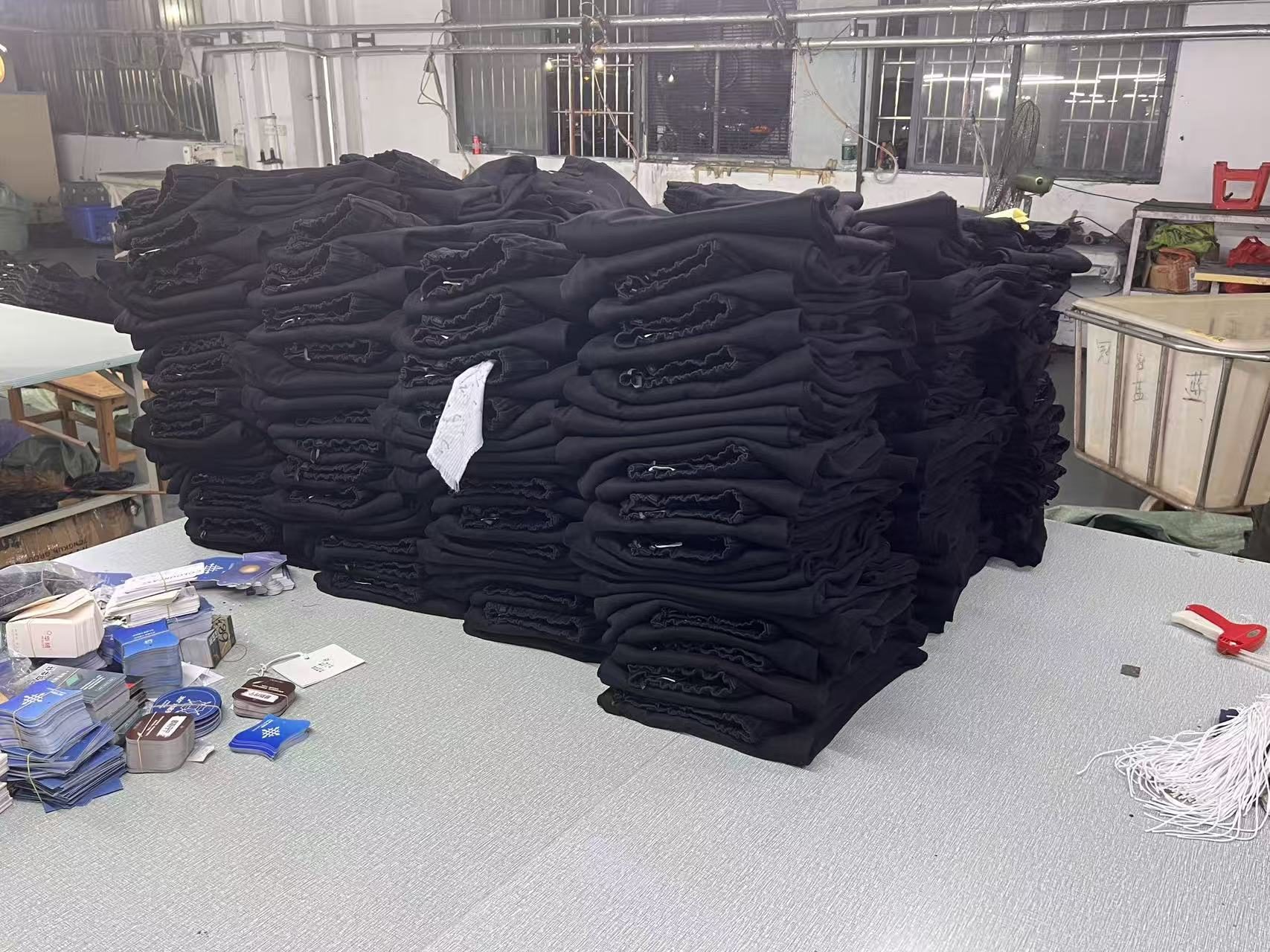 Large Size Women's Jeans Baggy Wide Leg Floor-Length Denim Pants Elastic Fabric All Season Casual High Waist Regular Plus Size