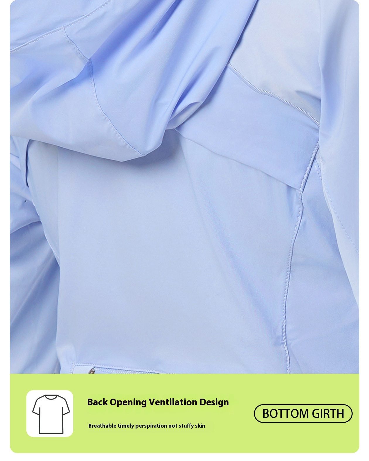 Women's DSS098 Quick-Drying Breathable UV Protection Coat with Hood Summer Outdoor Sun Clothing