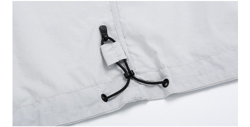 Summer Lady Woman Outdoor Hooded Jacket Waterproof Breathable Summer Sun Protection Top Coat Thin Pure Color Plain Dyed