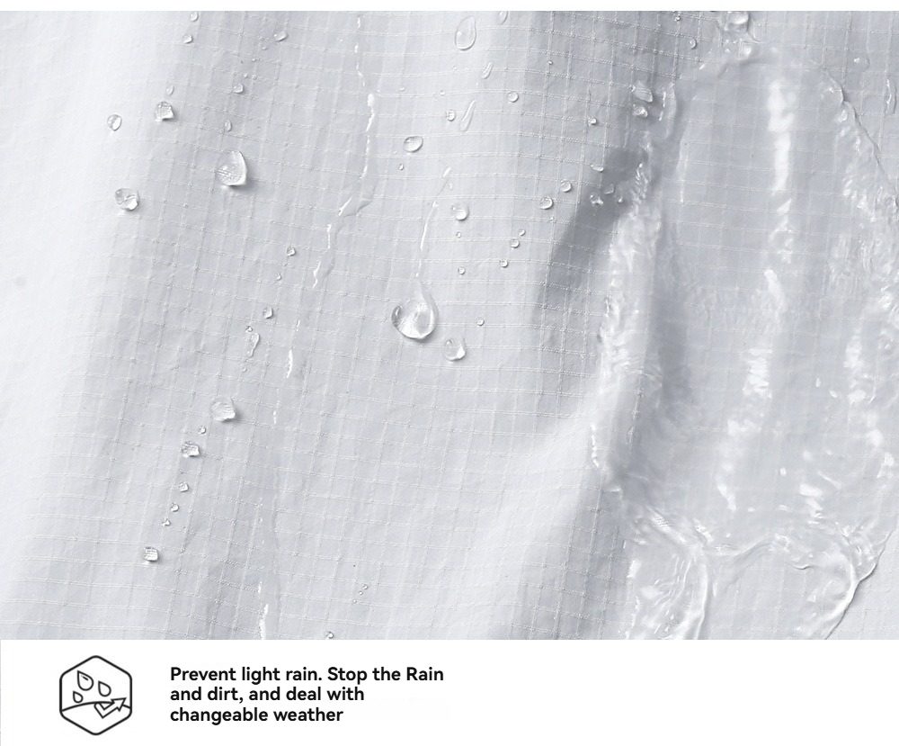 Summer Lady Woman Outdoor Hooded Jacket Waterproof Breathable Summer Sun Protection Top Coat Thin Pure Color Plain Dyed