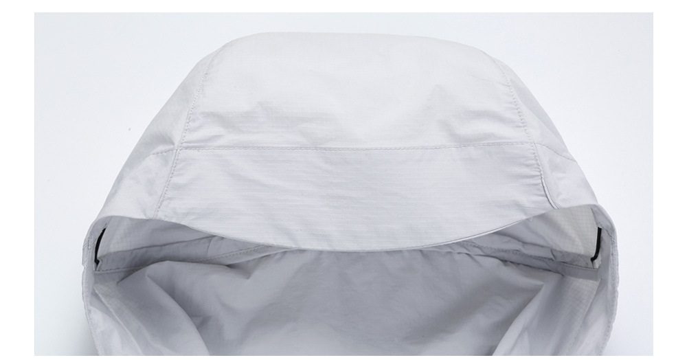 Summer Lady Woman Outdoor Hooded Jacket Waterproof Breathable Summer Sun Protection Top Coat Thin Pure Color Plain Dyed