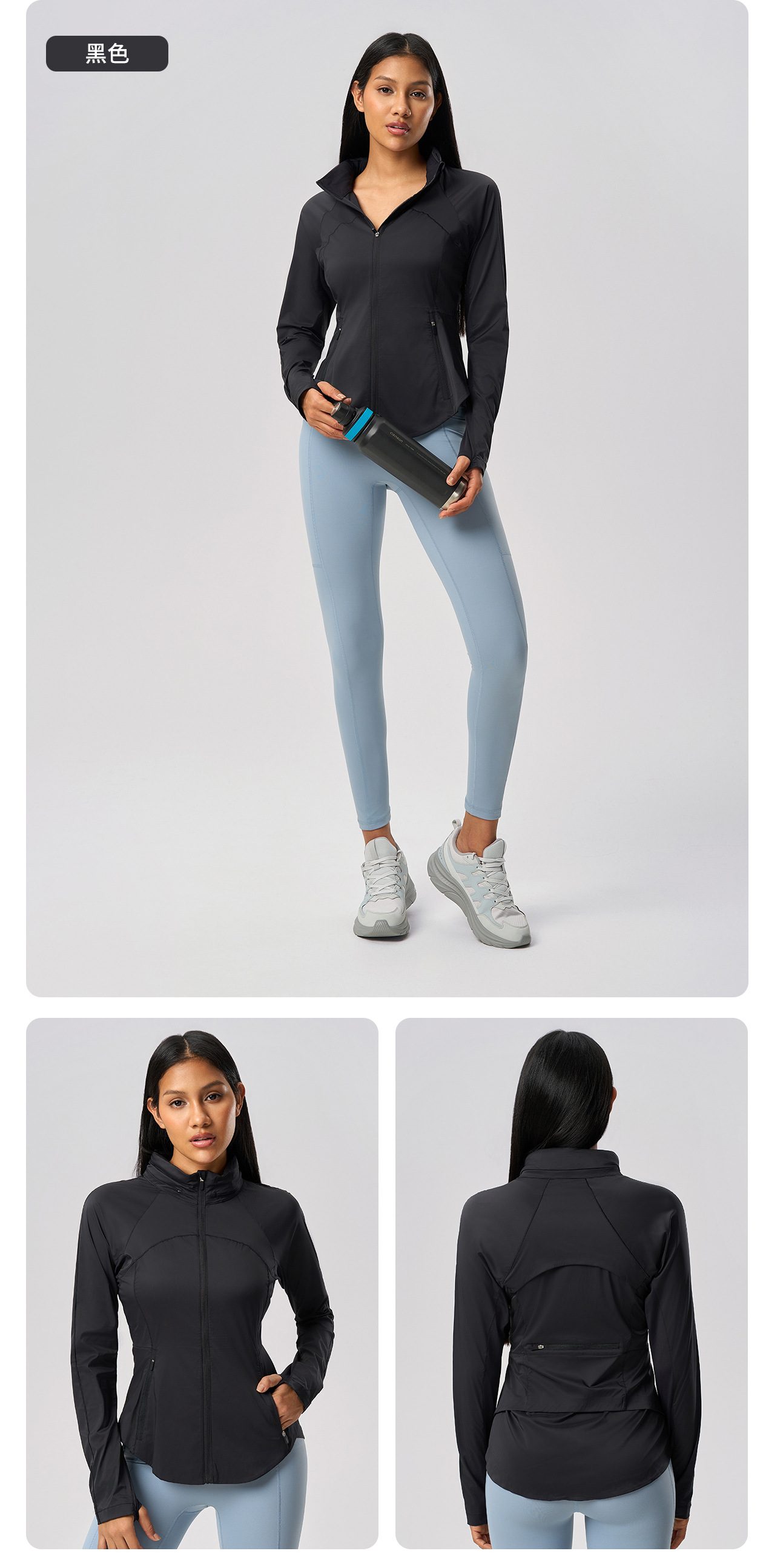 Women's DSS098 Quick-Drying Breathable UV Protection Coat with Hood Summer Outdoor Sun Clothing