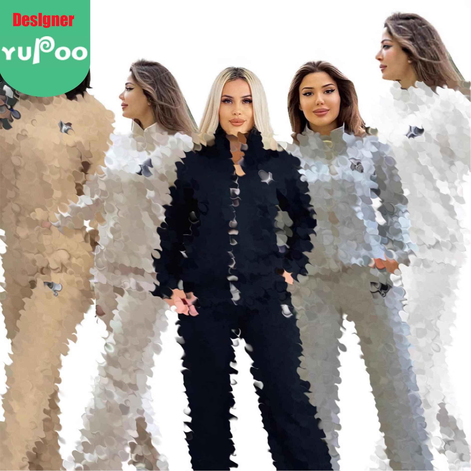 Women's Casual Long Sleeve Trench Coat Zipper 25 Spring Summer New Logo Letter Embroidered Chest Drawstring Waist Jacket