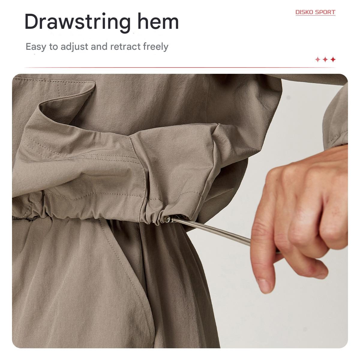 Women's Summer Sports Jacket Comfortable Solid Color Hooded Zipper Sun Coat UV Protection Quick-Dry Cool Breathable Active Tops