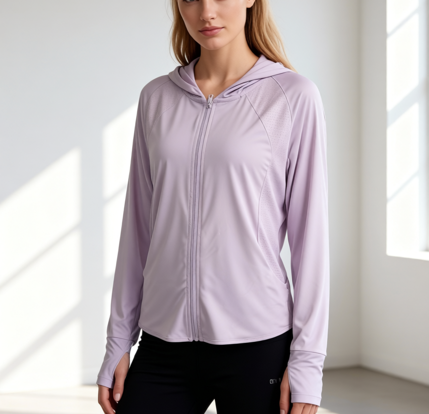 Wholesale High-quality Summer Women's Outdoor Casual Sport Lightweight Breathable Quick-drying Sun-proof Jacket Coat