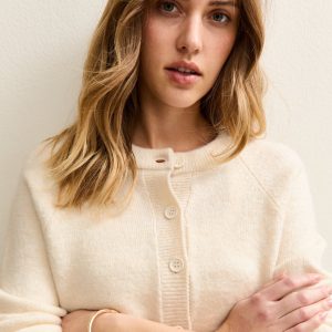 Cream Meet The Jean Raglan Cardigan